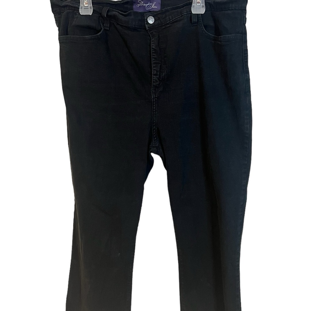 Not Your Daughters Jeans in black and a size 18